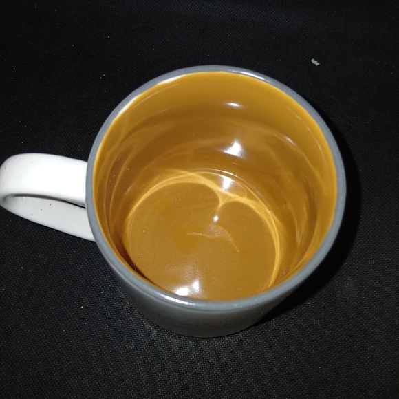 Large Coffee Mug.Morning Sunshine. Yellow, White  A1 - Picture 2 of 3